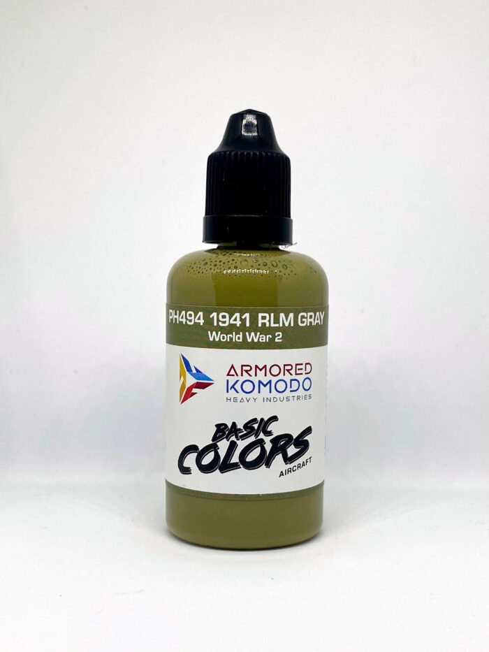 1941 RLM Gray PH494 50ml Armored Komodo Lacquer Airbrush Hobby Paint
