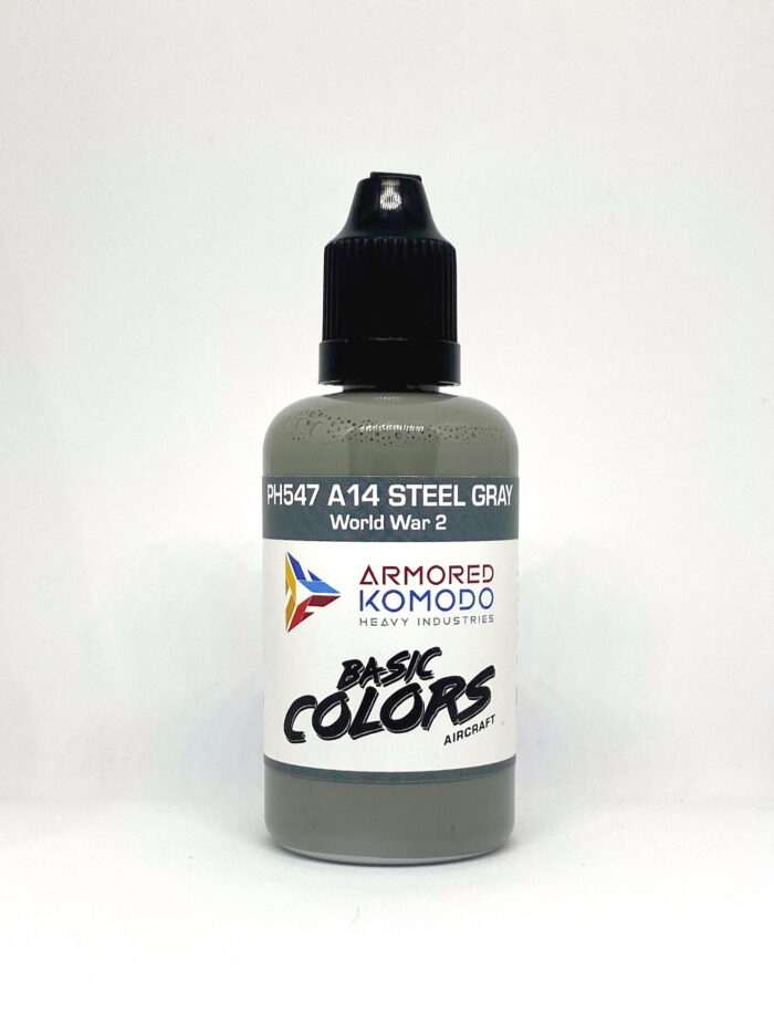 A14 Steel Gray PH547 50ml Armored Komodo Airbrush Hobby Paint
