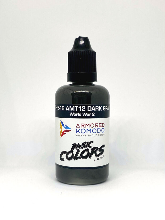 AMT12 Dark Gray PH546 50ml Armored Komodo Lacquer Airbrush Hobby Paint