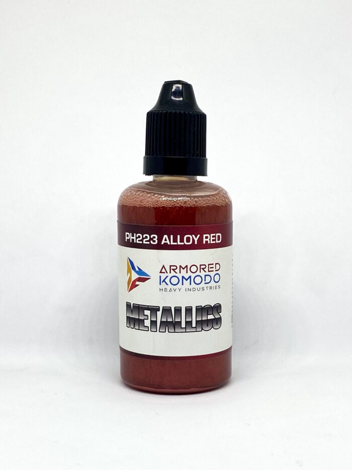 Alloy Red PH223 50ml Armored Komodo Lacquer Metallic Pearl Airbrush Paint - Image 2