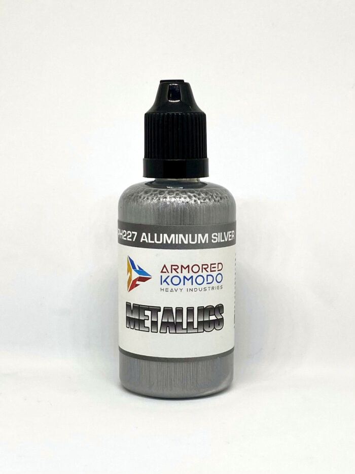 Aluminum Silver PH227 50ml Armored Komodo Lacquer Metallic Pearl Airbrush Paint - Image 2