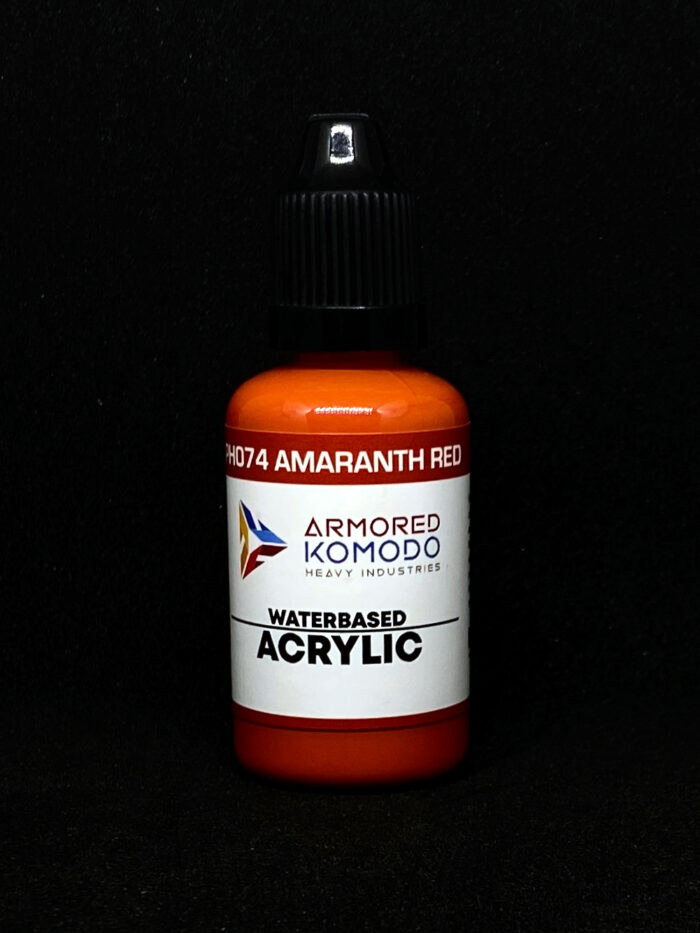 Amaranth Red PH074 Waterbased Acrylics 30ml Armored Komodo