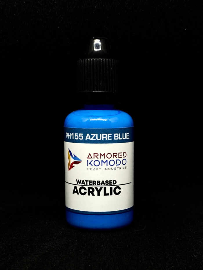 Azure Blue PH155 Waterbased Acrylics 30ml Armored Komodo