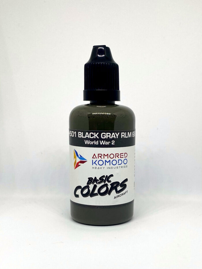 Black Gray RLM66 PH501 50ml Armored Komodo Lacquer Airbrush Hobby Paint