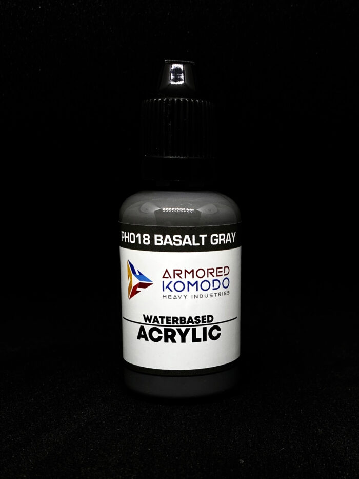 Basalt Gray PH018 Waterbased Acrylics 30ml Armored Komodo