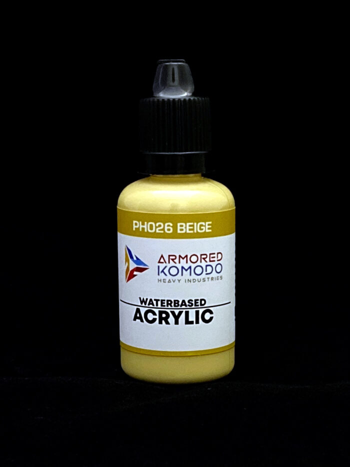 Beige PH026 Waterbased Acrylics 30ml Armored Komodo