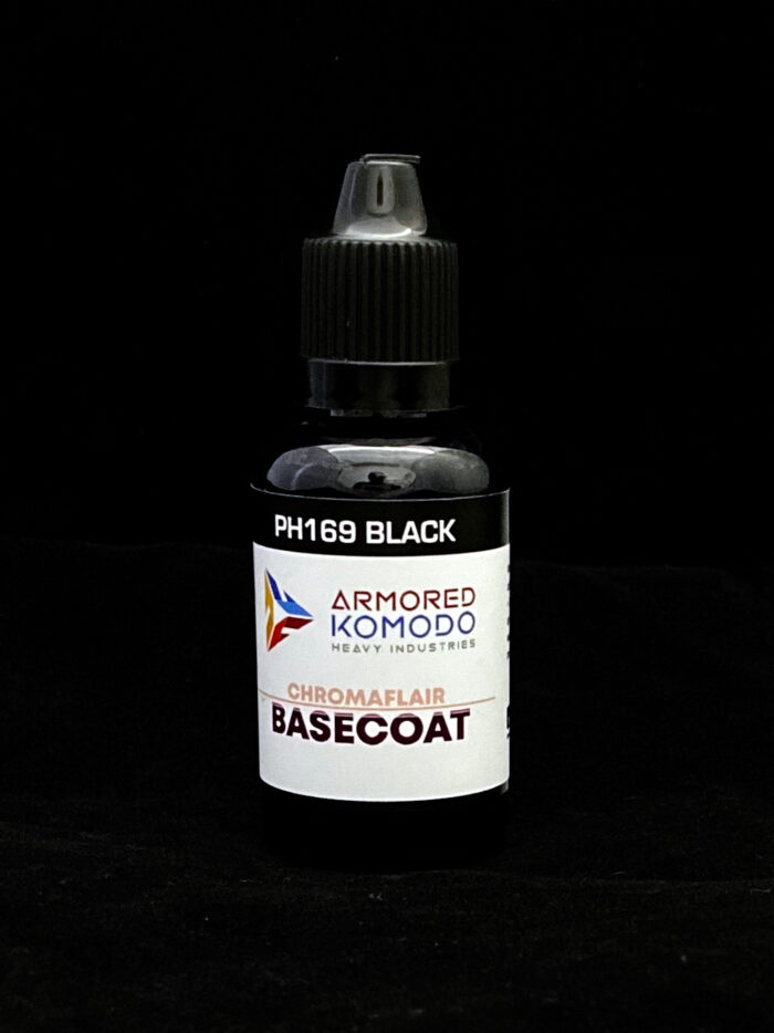 Black Flair Basecoat PH169 Waterbased Acrylics 30ml Armored Komodo