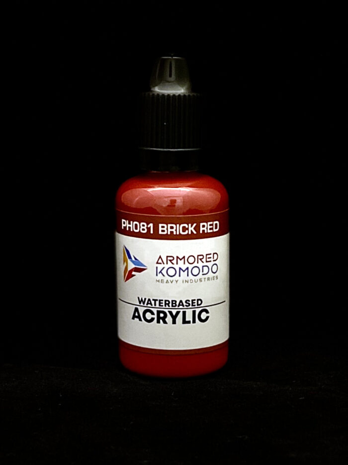 Brick Red PH081 Waterbased Acrylics 30ml Armored Komodo