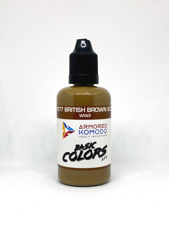 British Brown SCC2 PH377 50ml Armored Komodo Airbrush Hobby Paint