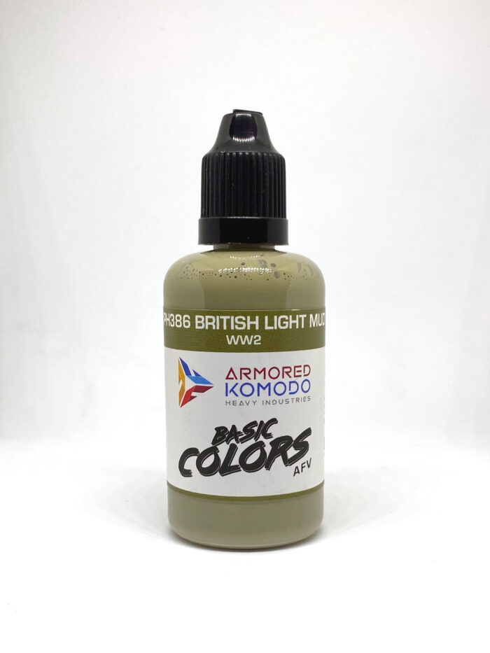 British Light Mud PH386 50ml Armored Komodo Lacquer Airbrush Hobby Paint