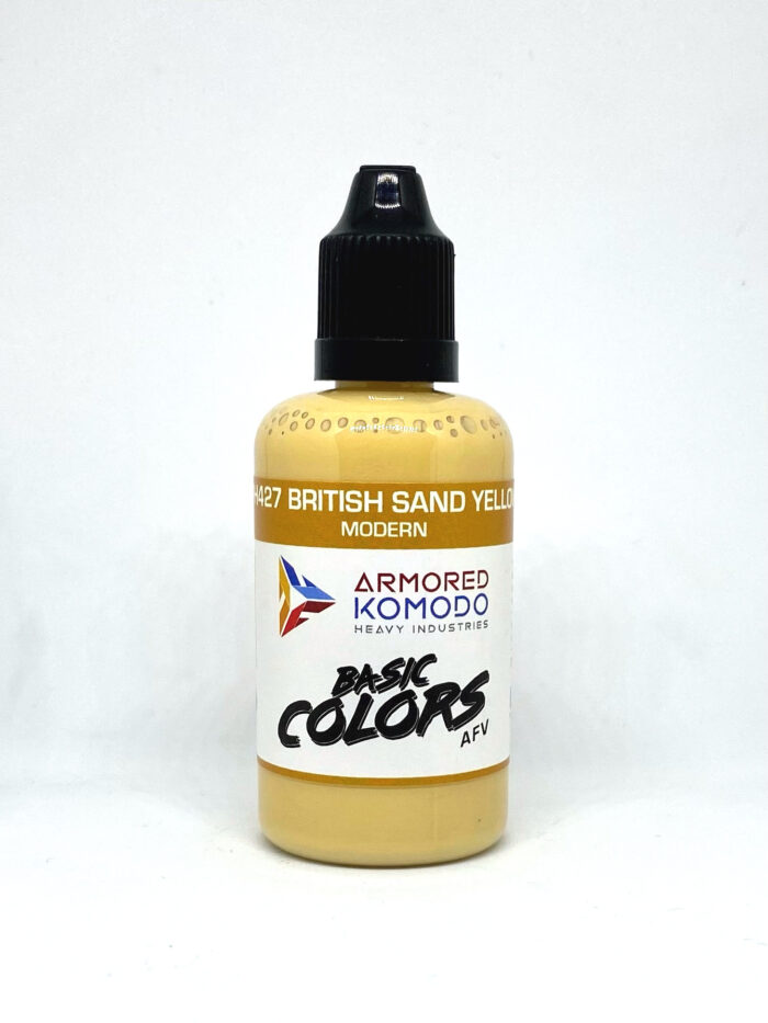 British Sand Yellow PH427 50ml Armored Komodo Lacquer Airbrush Hobby Paint