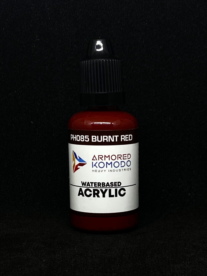 Burnt Red PH085 Waterbased Acrylics 30ml Armored Komodo