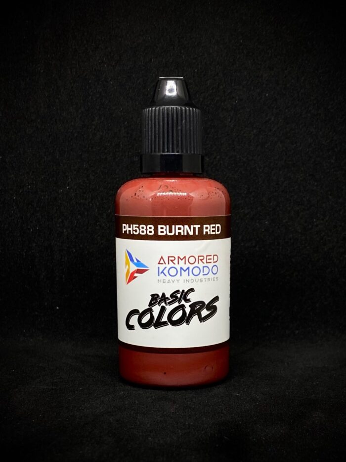 Burnt Red PH588 50ml Armored Komodo Lacquer Airbrush Hobby Paint
