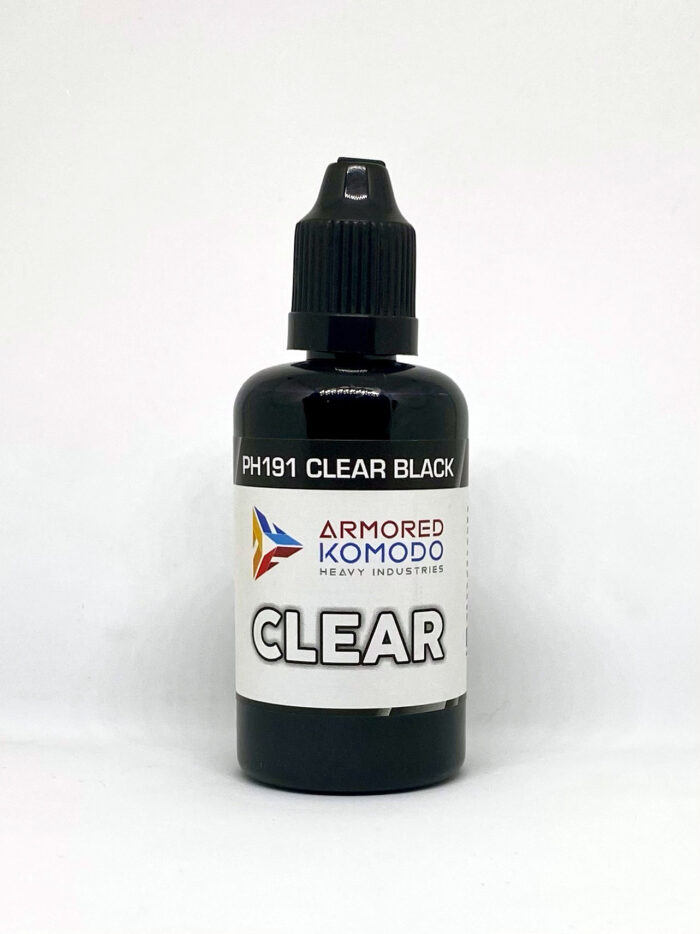 Clear Black PH191 50ml Armored Komodo Lacquer Airbrush Hobby Paint - Image 2