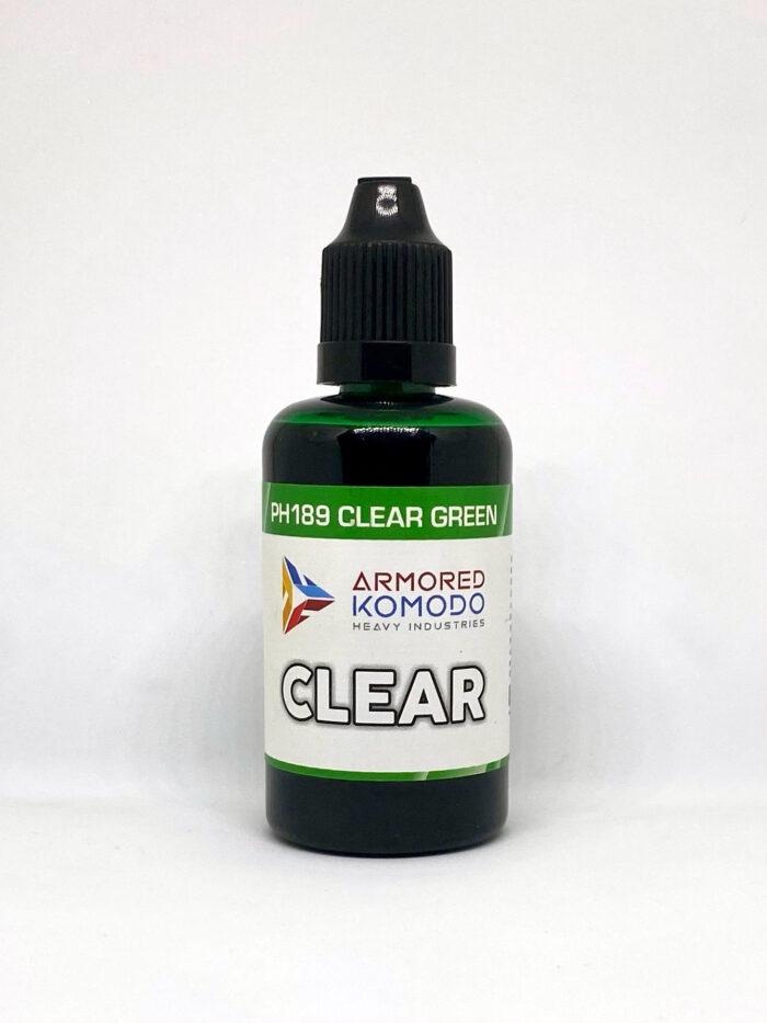 Clear Green PH189 50ml Armored Komodo Lacquer Airbrush Hobby Paint - Image 2