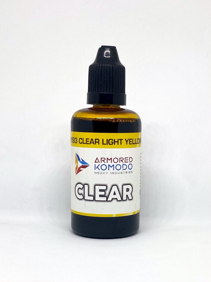 Clear Light Yellow PH193 50ml Armored Komodo Lacquer Airbrush Hobby Paint - Image 2