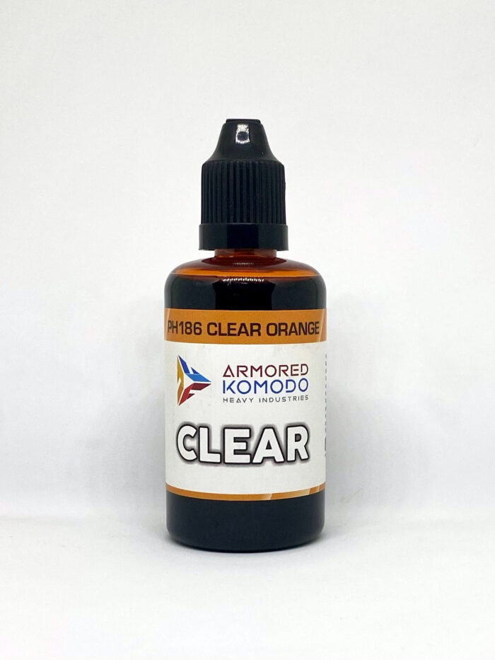 Clear Orange PH186 50ml Armored Komodo Lacquer Airbrush Hobby Paint - Image 2