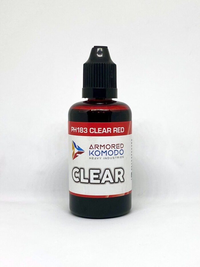 Clear Red PH183 50ml Armored Komodo Lacquer Airbrush Hobby Paint - Image 2