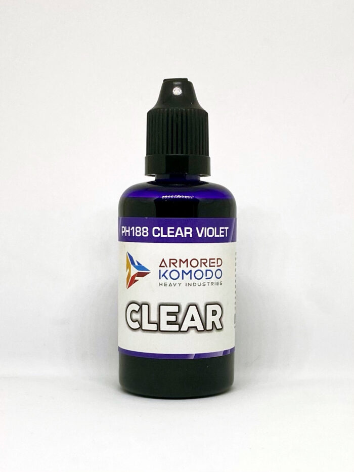 Clear Violet PH188 50ml Armored Komodo Lacquer Airbrush Hobby Paint - Image 2