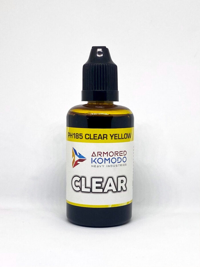 Clear Yellow PH185 50ml Armored Komodo Lacquer Airbrush Hobby Paint - Image 2