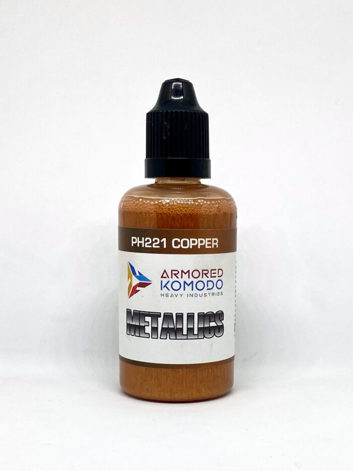 Copper PH221 50ml Armored Komodo Lacquer Metallic Pearl Airbrush Paint - Image 2
