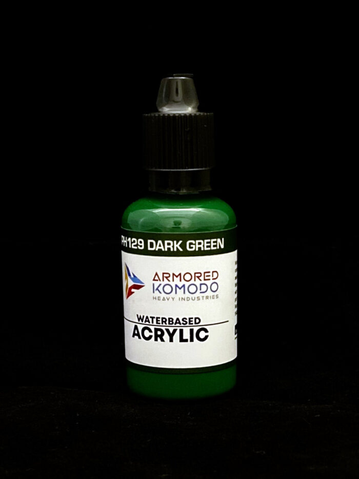 Dark Green PH129 Waterbased Acrylics 30ml Armored Komodo