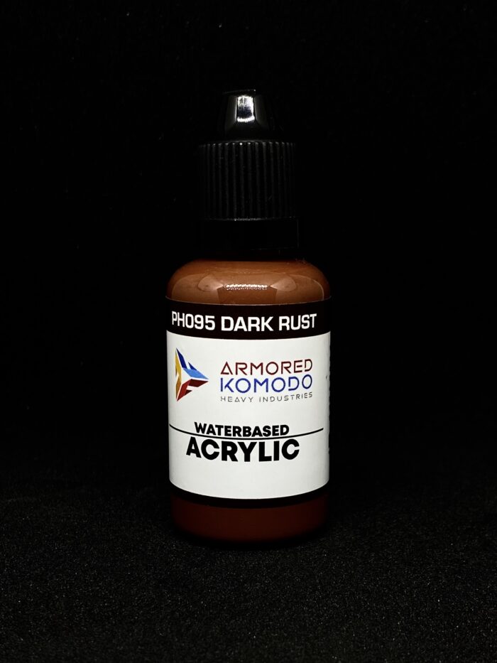 Dark Rust PH095 Waterbased Acrylics 30ml Armored Komodo