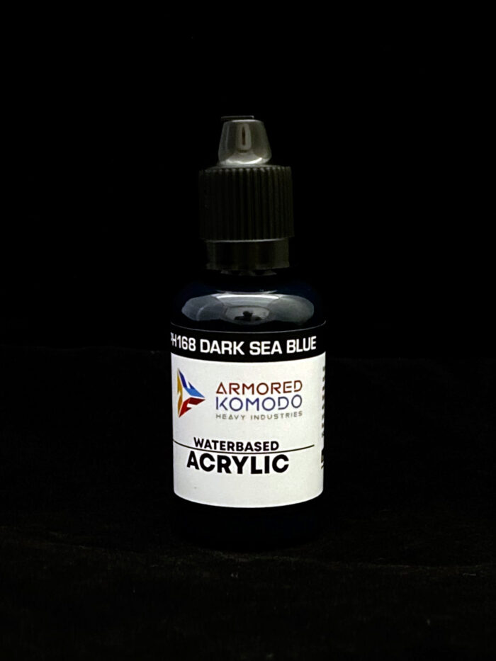 Dark Sea Blue PH168 Waterbased Acrylics 30ml Armored Komodo