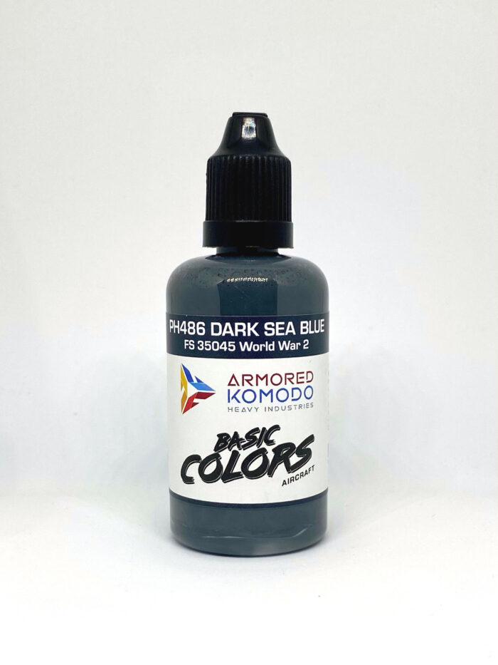 Dark Sea Blue FS35045 PH486 50ml Armored Komodo Lacquer Airbrush Hobby Paint
