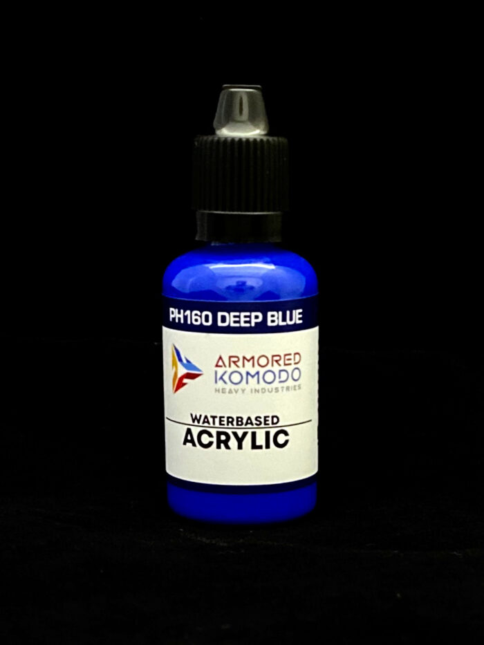 Deep Blue PH160 Waterbased Acrylics 30ml Armored Komodo