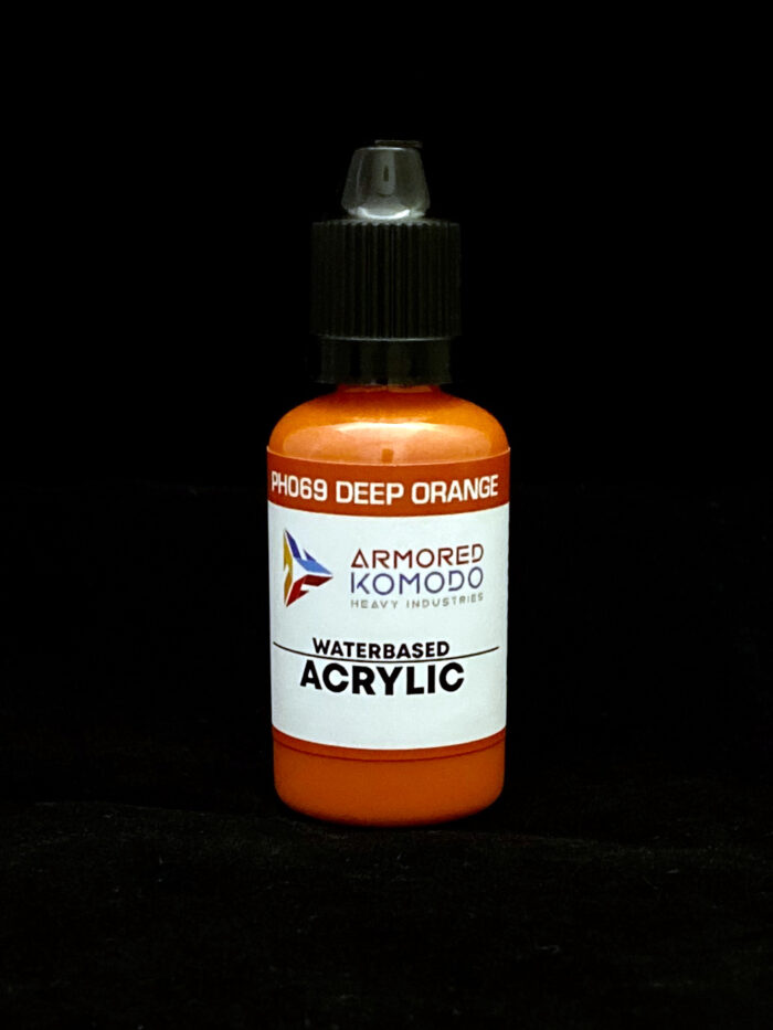 Deep Orange PH069 Waterbased Acrylics 30ml Armored Komodo