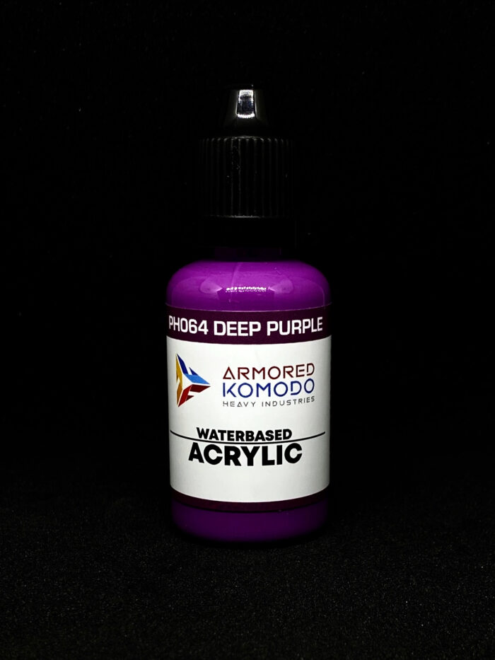 Deep Purple PH064 Waterbased Acrylics 30ml Armored Komodo