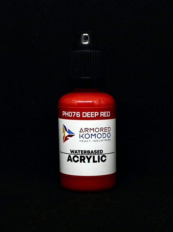Deep Red PH076 Waterbased Acrylics 30ml Armored Komodo