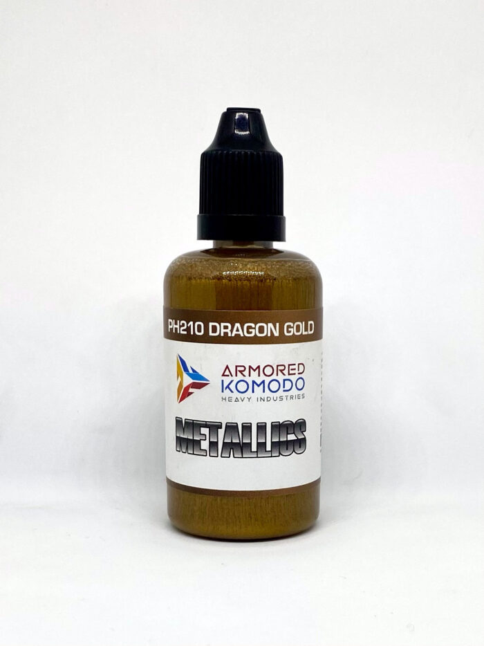 Dragon Gold PH210 50ml Armored Komodo Lacquer Metallic Pearl Airbrush Paint - Image 2