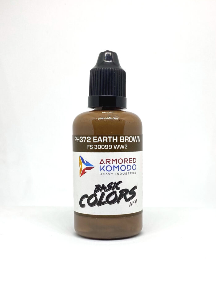 Earth Brown PH372 FS30099 50ml Armored Komodo Lacquer Airbrush Hobby Paint