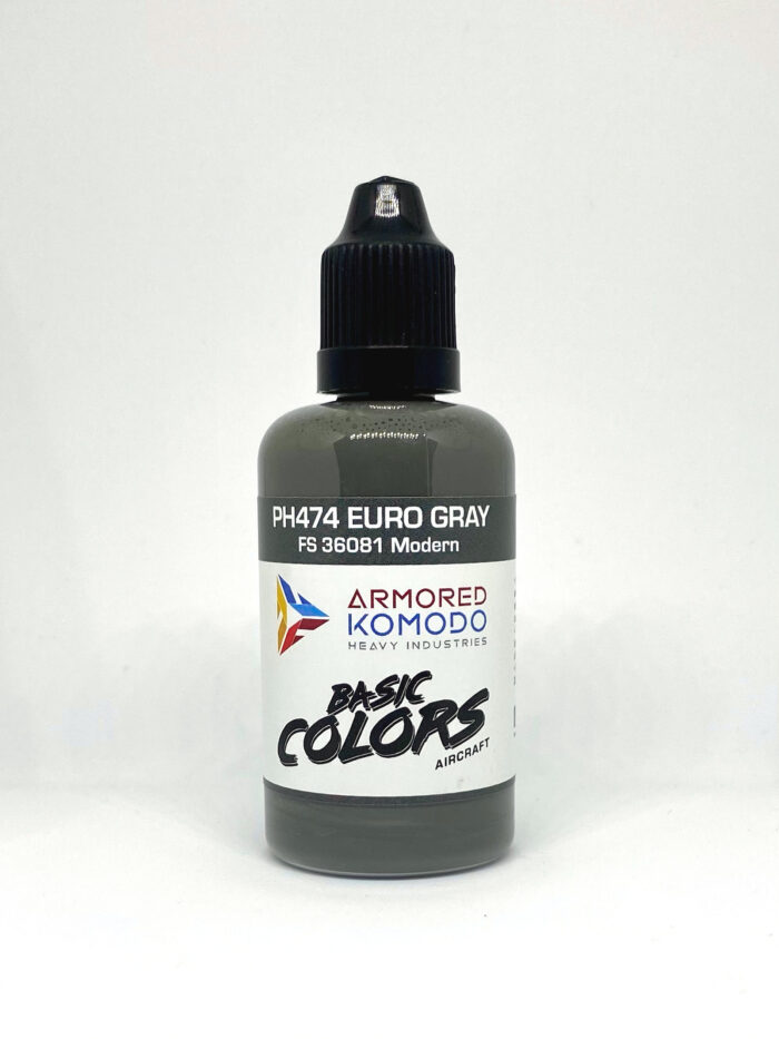 Euro Gray FS36081 PH474 50ml Armored Komodo Lacquer Airbrush Hobby Paint
