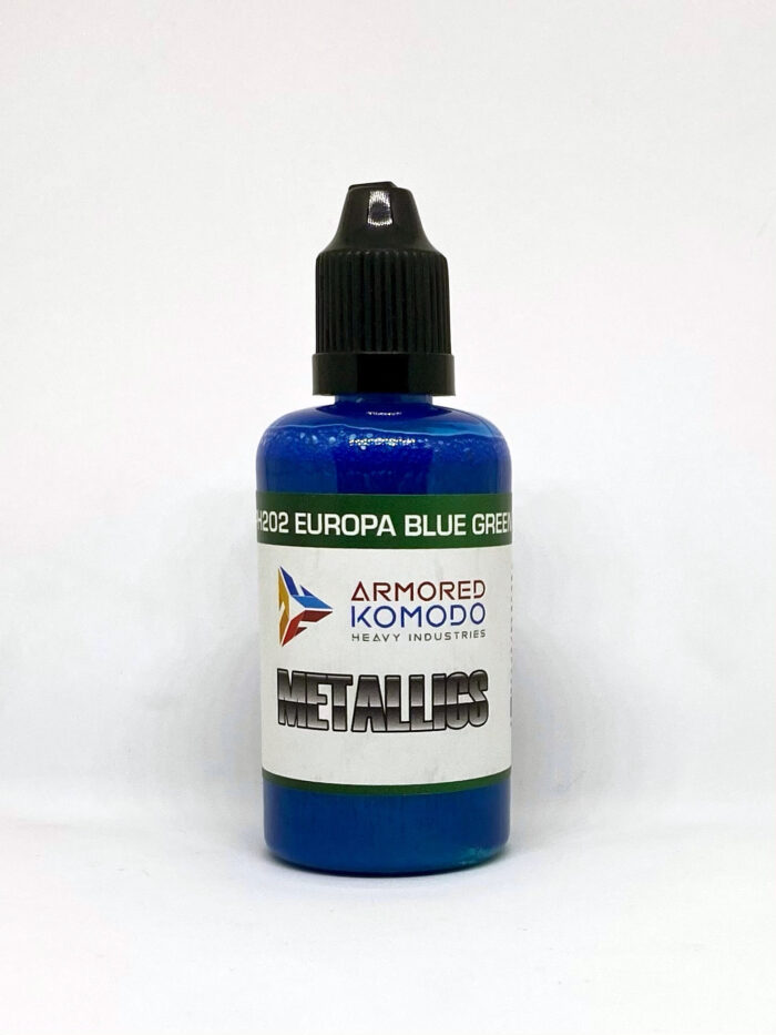 Europa Blue Green PH202 50ml Armored Komodo Lacquer Metallic Pearl Airbrush Paint - Image 2