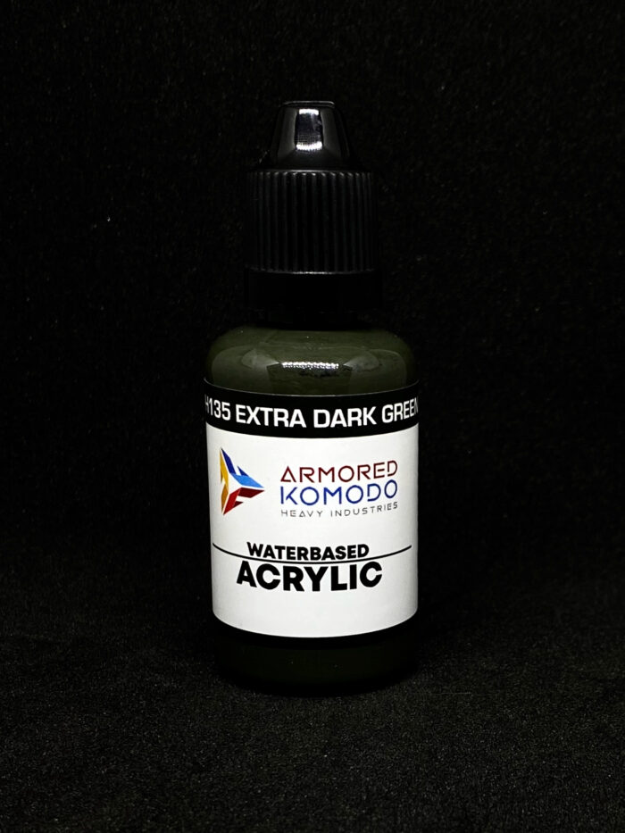 Extra Dark Green PH135 Waterbased Acrylics 30ml Armored Komodo