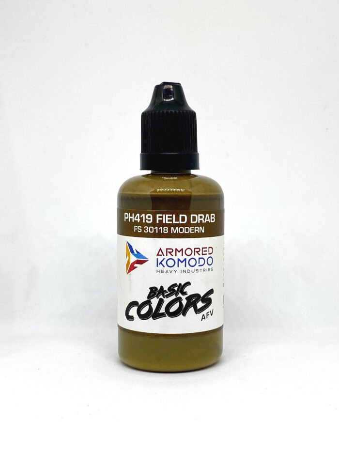 Field Drab FS30118 PH419 50ml Armored Komodo Lacquer Airbrush Hobby Paint