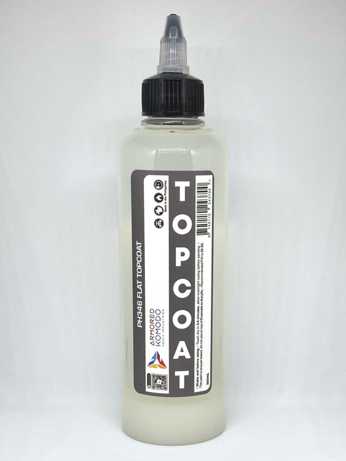 Flat Lacquer Topcoat PH346 250ml Armored Komodo Airbrush Hobby Paint