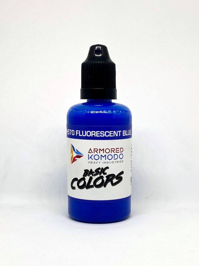 Fluorescent Blue PH570 50ml Armored Komodo Lacquer Airbrush Hobby Paint - Image 2