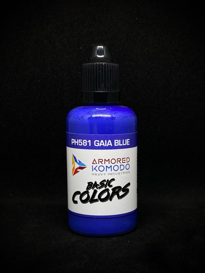 Gaia Blue PH581 50ml Armored Komodo Lacquer Airbrush Hobby Paint