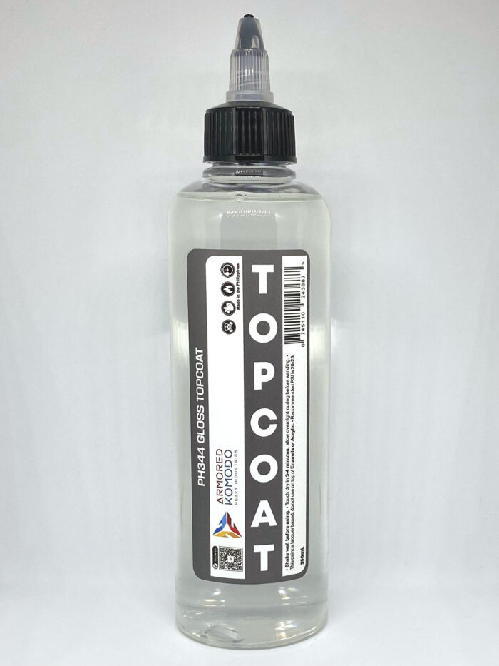 Gloss Lacquer Topcoat PH344 250ml Armored Komodo Airbrush Hobby Paint