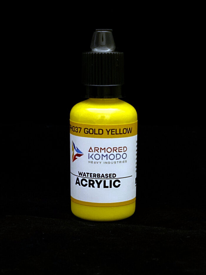 Gold Yellow PH037 Waterbased Acrylics 30ml Armored Komodo