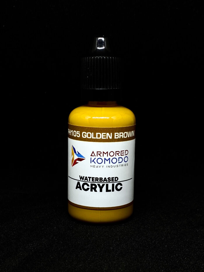 Golden Brown PH105 Waterbased Acrylics 30ml Armored Komodo