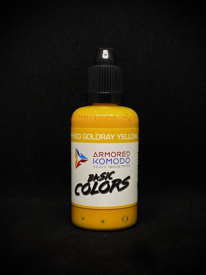 Goldray Yellow PH583 50ml Armored Komodo Lacquer Airbrush Hobby Paint
