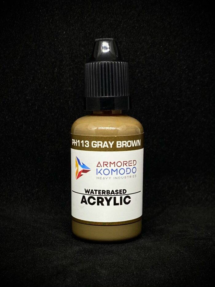 Gray Brown PH113 Waterbased Acrylics 30ml Armored Komodo