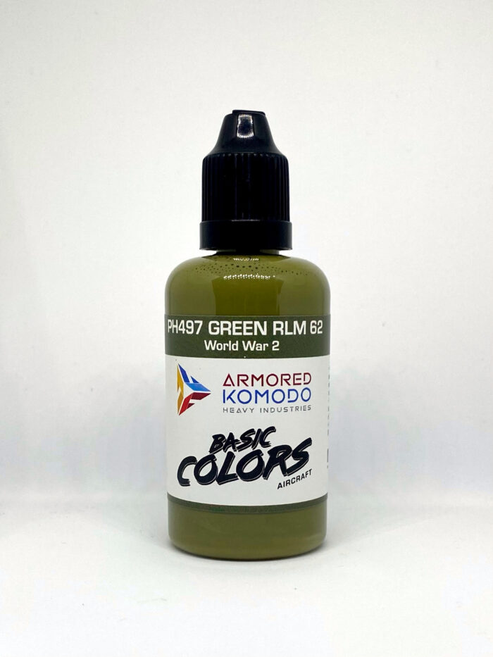 Green RLM62 PH497 50ml Armored Komodo Lacquer Airbrush Hobby Paint