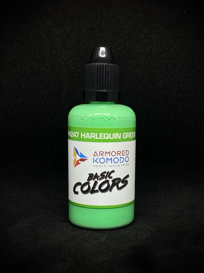 Harlequin Green PH247 50ml Armored Komodo Lacquer Airbrush Hobby Paint