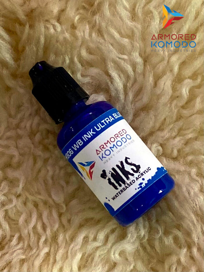 Ultra Blue Waterbased Ink PH906 30ml Armored Komodo Waterbased Acrylics - Image 2